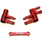 STRC SPTST8343R STRC ST RC Aluminum Steering Bellcrank For Traxxas 4Tec 2.0 (Red)