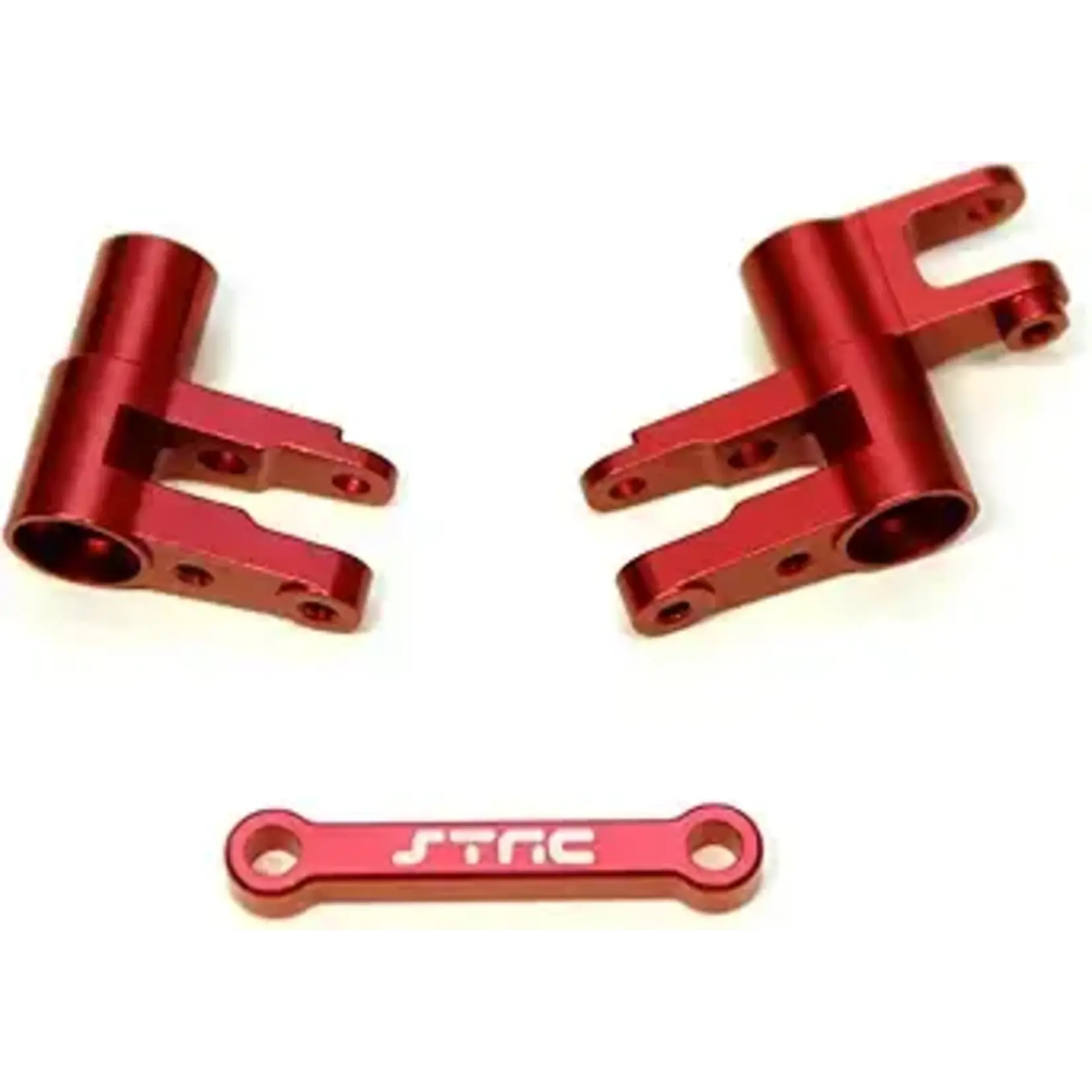 STRC SPTST8343R ST RC Aluminum Steering Bellcrank for Traxxas 4Tec 2.0 (Red)