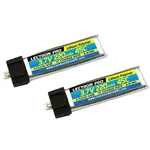 Lectron Pro 1S220-45M Lectron Pro 3.7V 220mAh 45C Li-Po Battery, 2-Pack