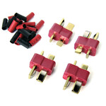Lectron Pro DEANS-4PK-M Deans-type Connectors - 4-Pack - Male