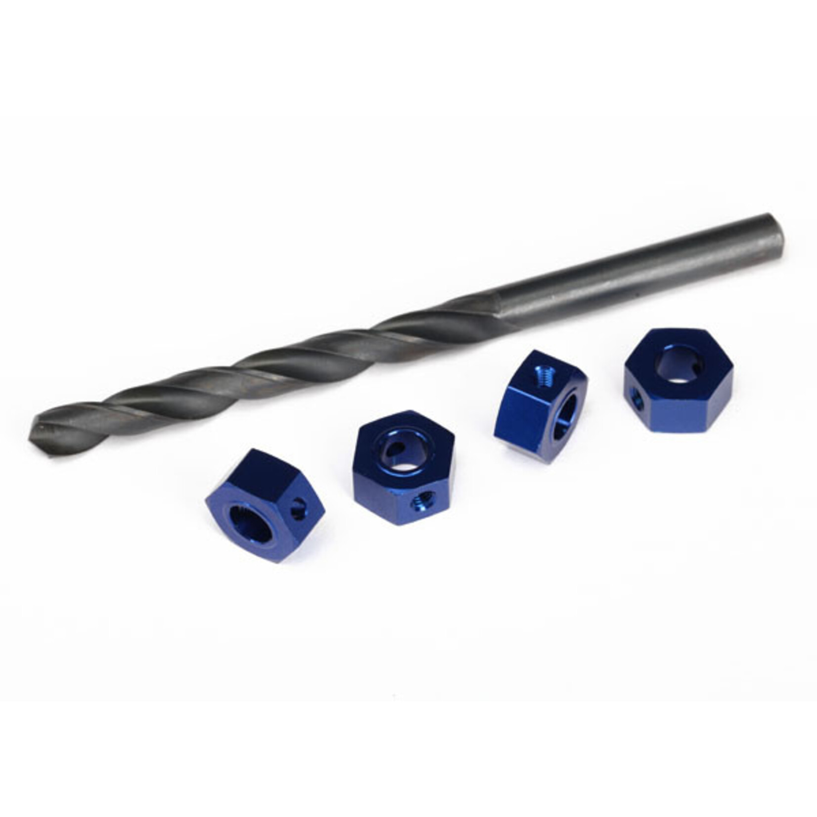 Traxxas TRA6869 Traxxas 12mm Aluminum Hex Wheel Adapter for 6mm Axles (Blue) (4)