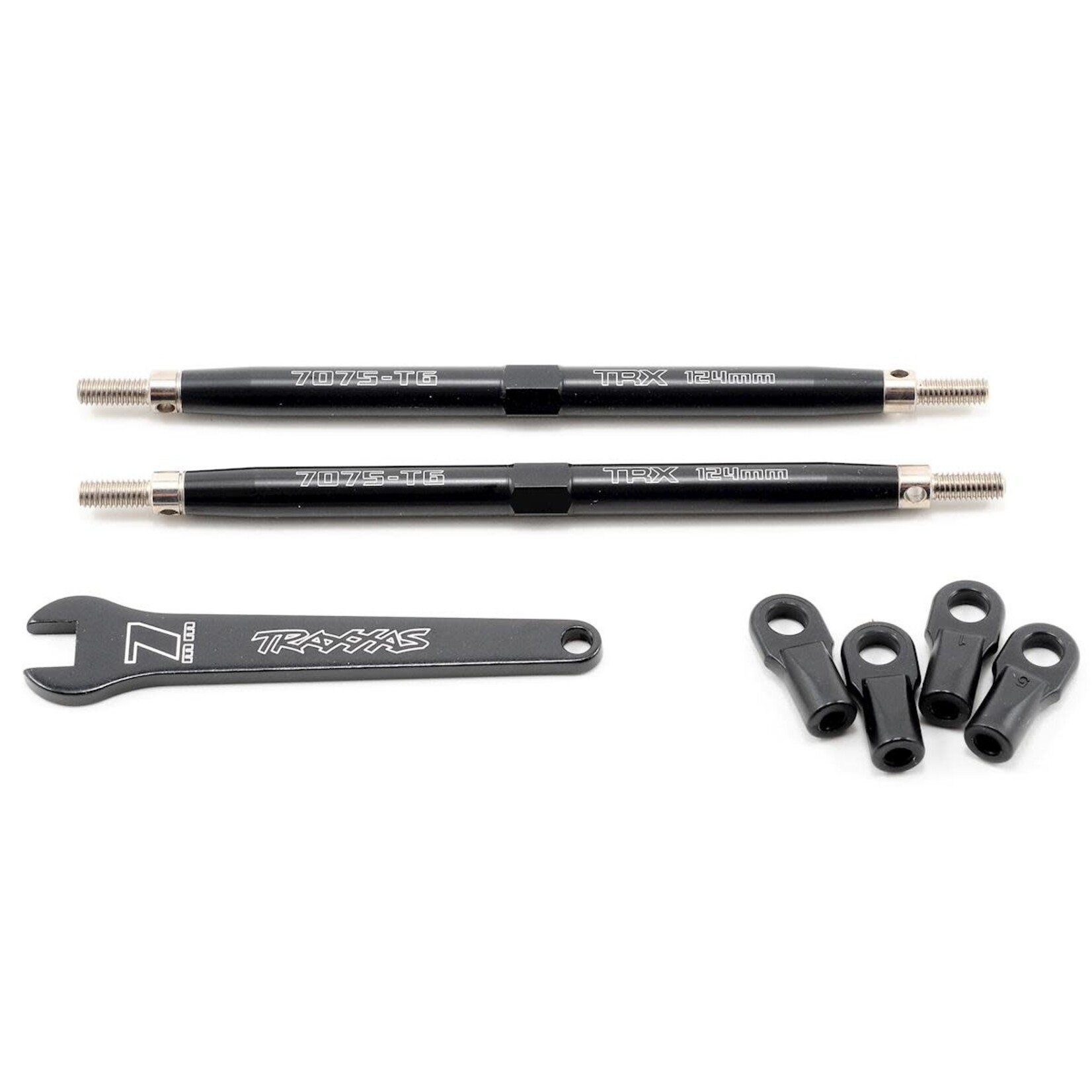 Traxxas TRA5143A Traxxas T-Maxx Rear Aluminum Toe Links (Black) (2)