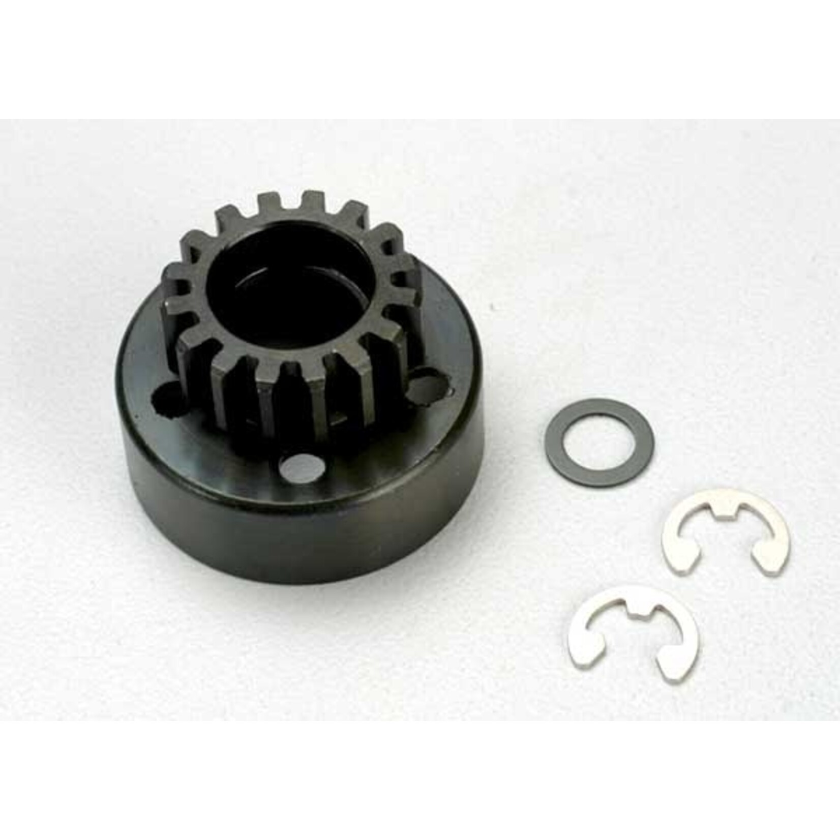 Traxxas TRA5215 Traxxas Clutch bell (15T) 5x8x0.5mm fiber washer, 5mm e-clip (use 5x11x4mm bearin