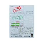 Bandai BAN2773796 Bandai GD-140 Mobile Suit Gundam GQuuuuuuX Multiuse Waterslide Decal Sheet