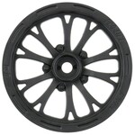 Pro-line Racing PRO277503 Pro-line Racing 1/10 Pomona Drag Spec Front 2.2" 12mm Drag Wheels (2) Black ** ##