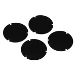 Losi LOS-2886 Losi 22S Sprint Wheel Cover Set (Black) (4)