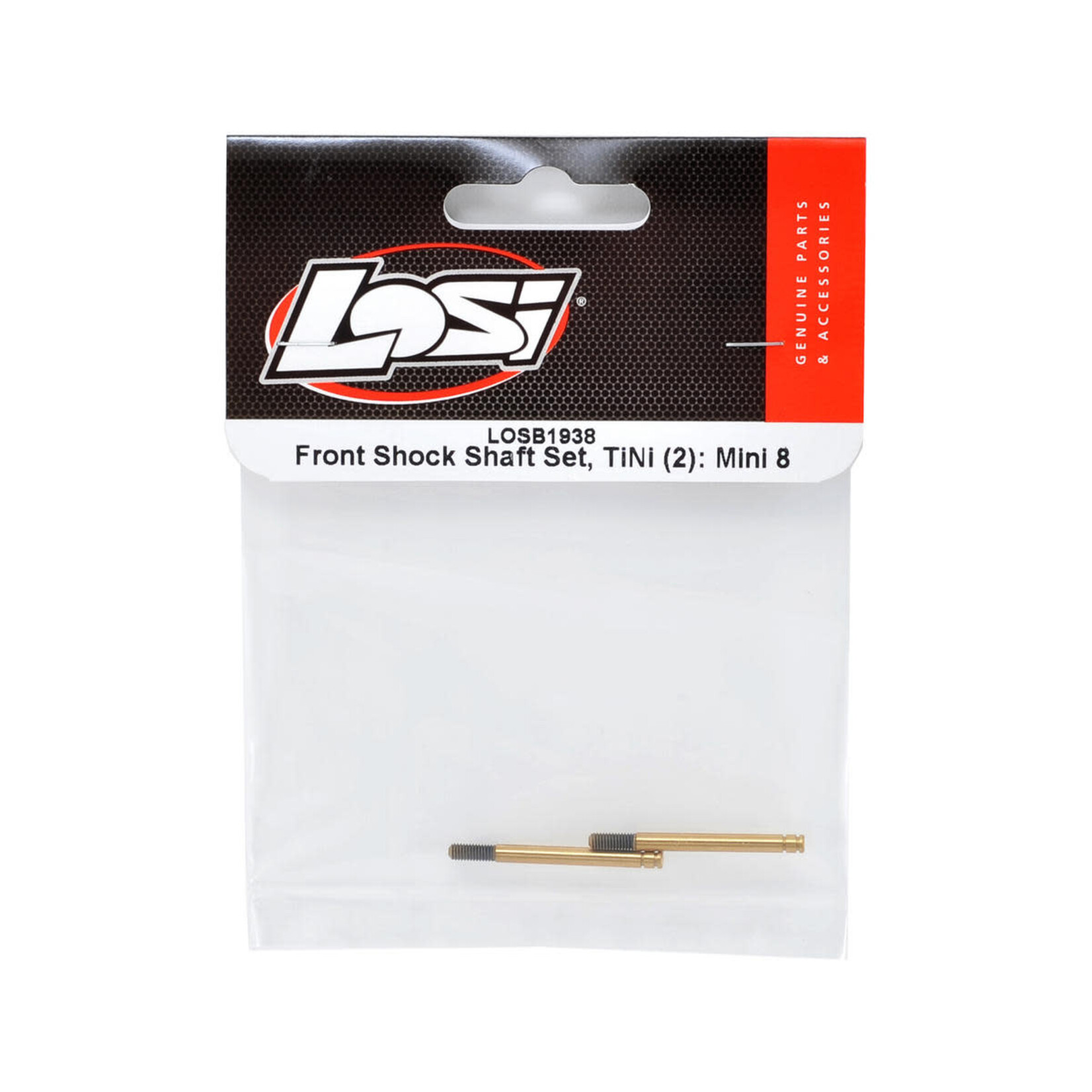 Losi LOSB1938 Losi Mini 8IGHT Original Ti Nitride Front Shock Shaft (2)