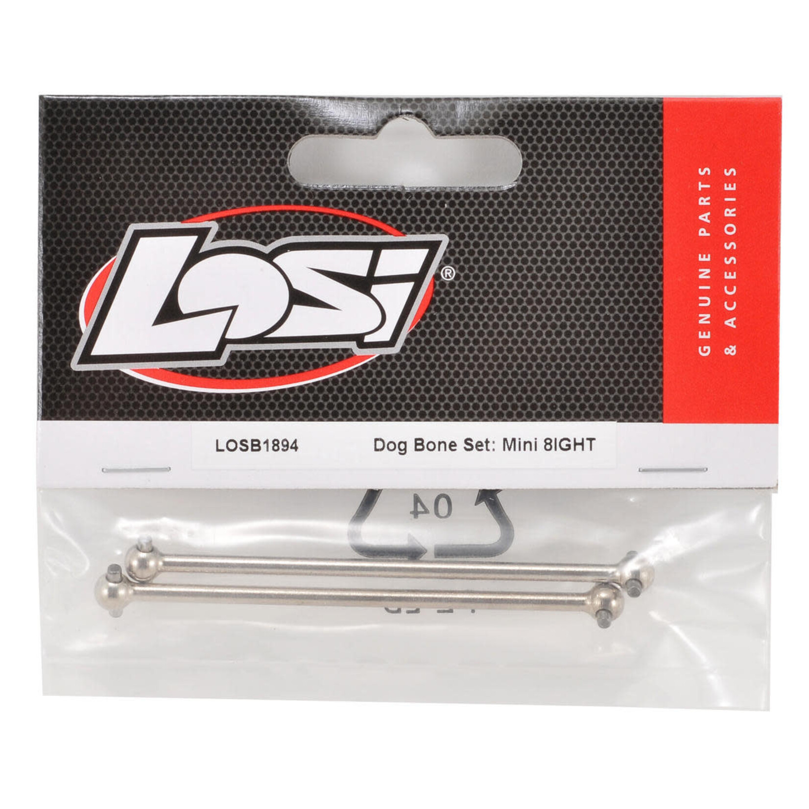 Losi LOSB1894 Losi Mini 8IGHT Original Front and Rear Dogbone Set (2)