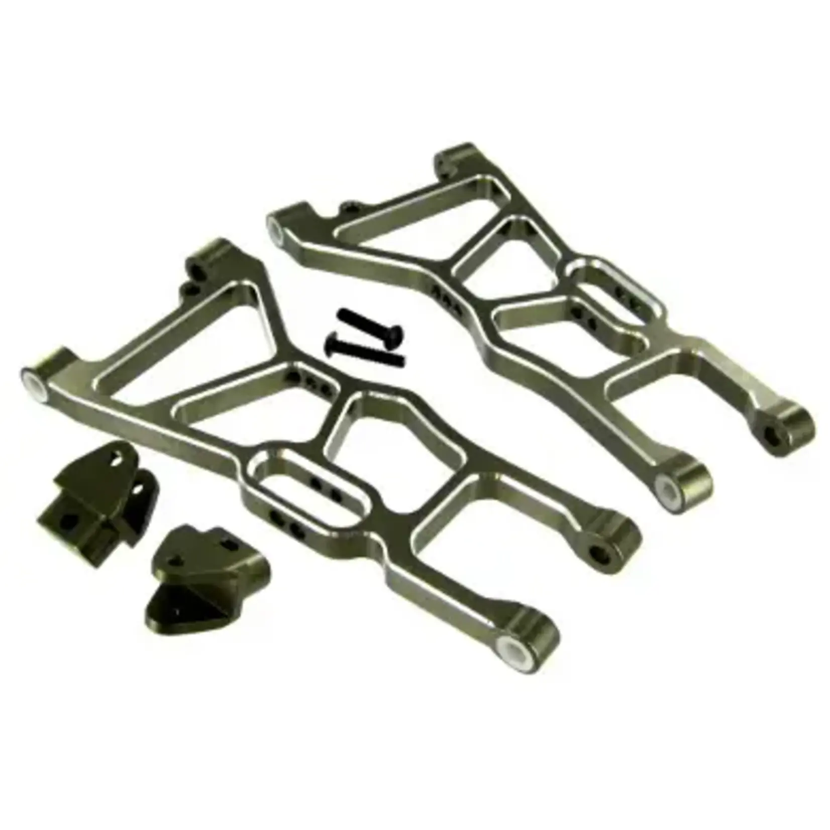 Red Cat RER04144 Redcat 710033 Front Lower Suspension Arms(Aluminum)(GunMetal)(2pcs)