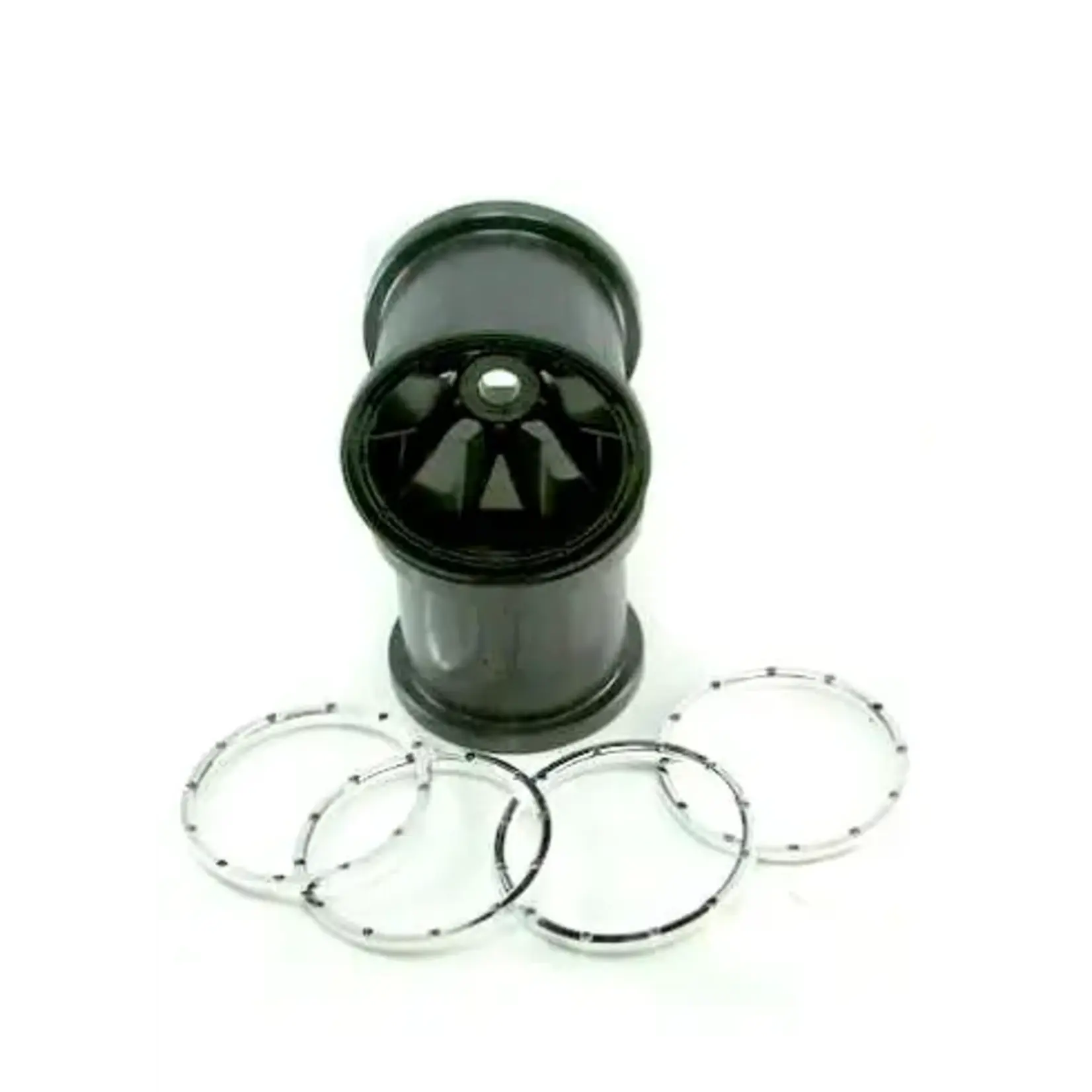 Redcat Racing RER01291 Redcat 50015 1/5th Beadlock Wheels(Black)(2pcs)