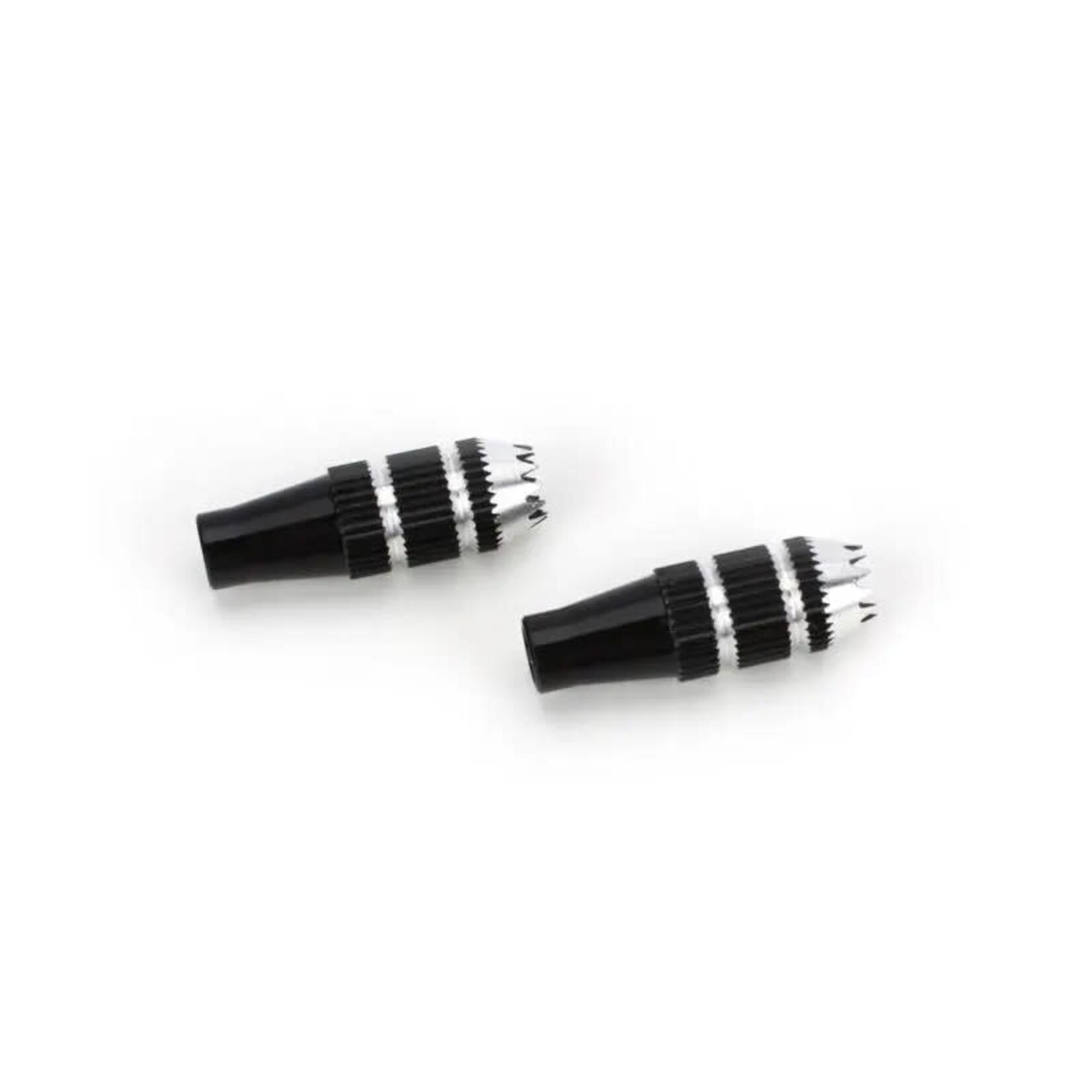 Spektrum SPMA4000 Spektrum Gimbal Stick Ends 24mm, Black with Silver (2): DX6i, DX6e, DX7s, DX8, DX9, DX18QQ