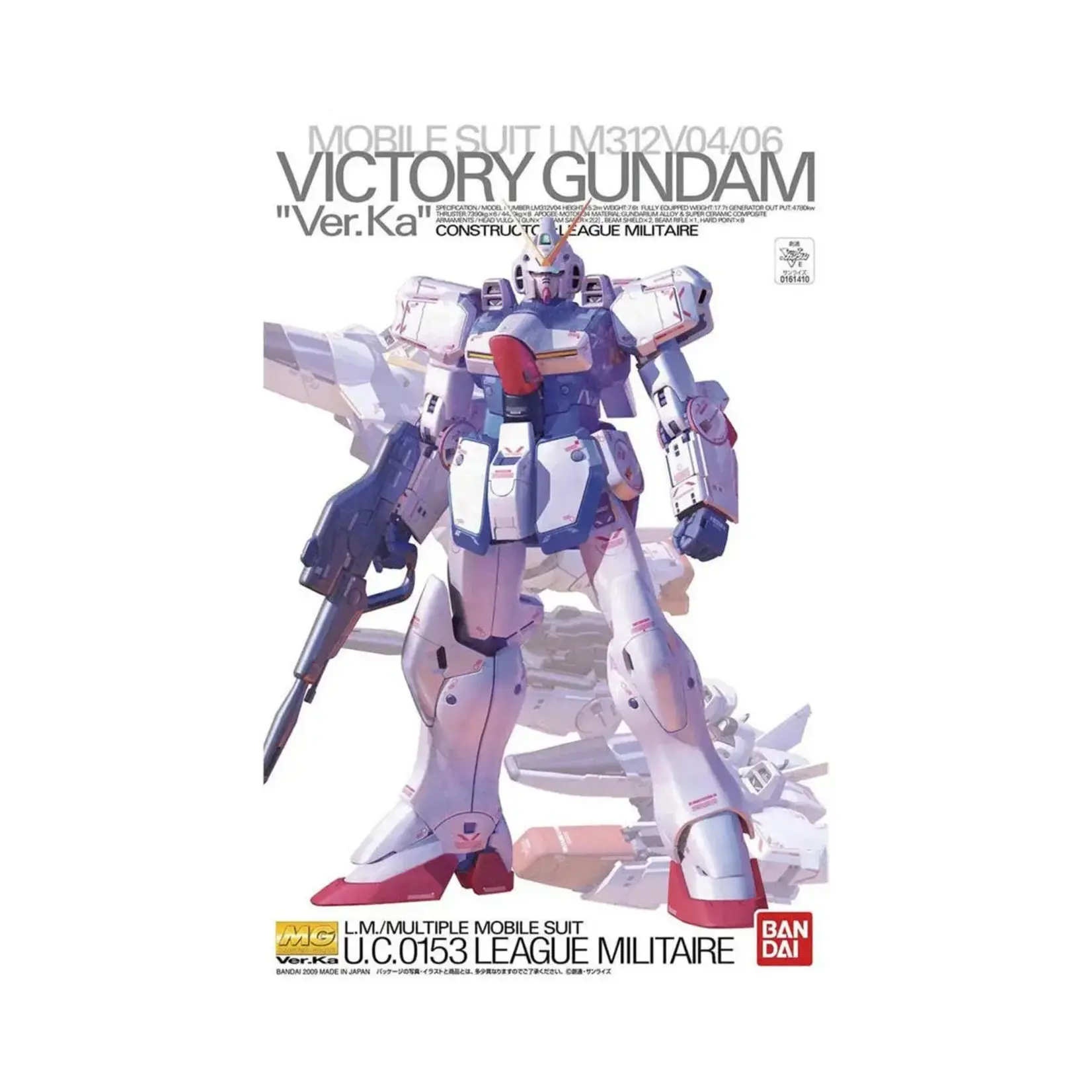 Bandai BAN2018300 Bandai MG Victory Gundam (Ver. Ka) "Victory Gundam"