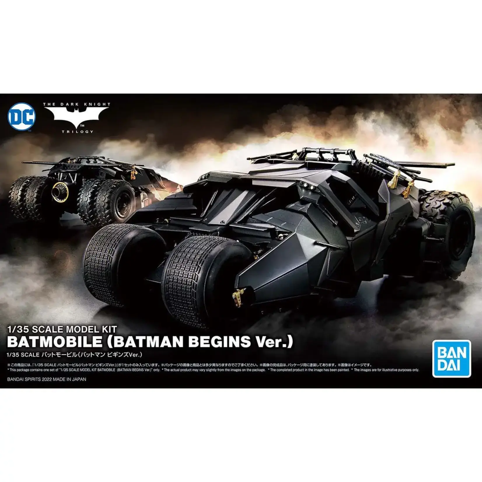 Bandai BAN2569334 Bandai 1/35 Batmobile (Batman Begins Ver.) plastic model kit