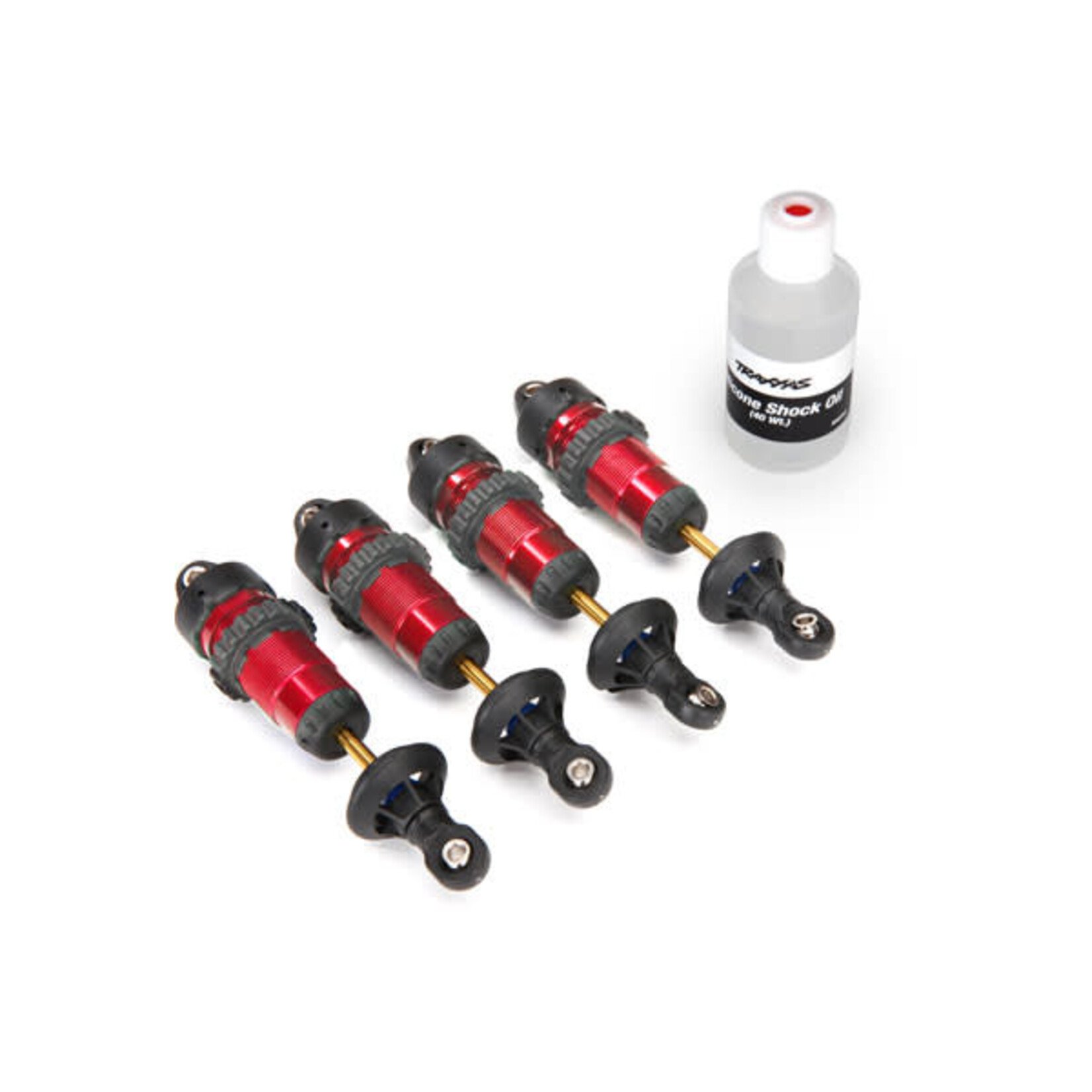 Traxxas TRA5460R Traxxas Aluminum GTR Shock Set (Red) (4)