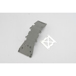 Traxxas TRA4937A Traxxas Front Skidplate (Grey) (TMX, TMX 3.3)