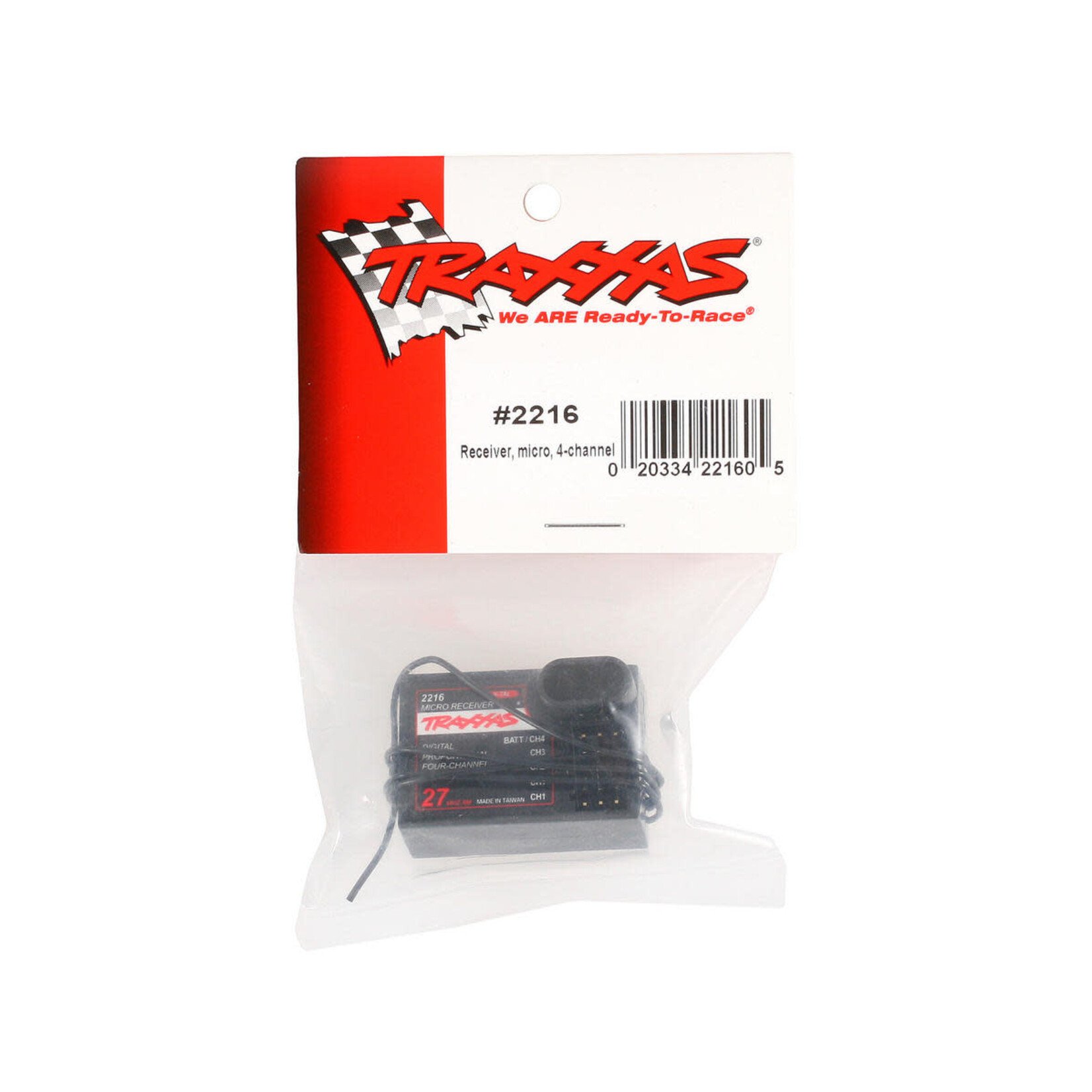 Traxxas TRA2216 Traxxas Micro 4-Channel Receiver (27MHz)