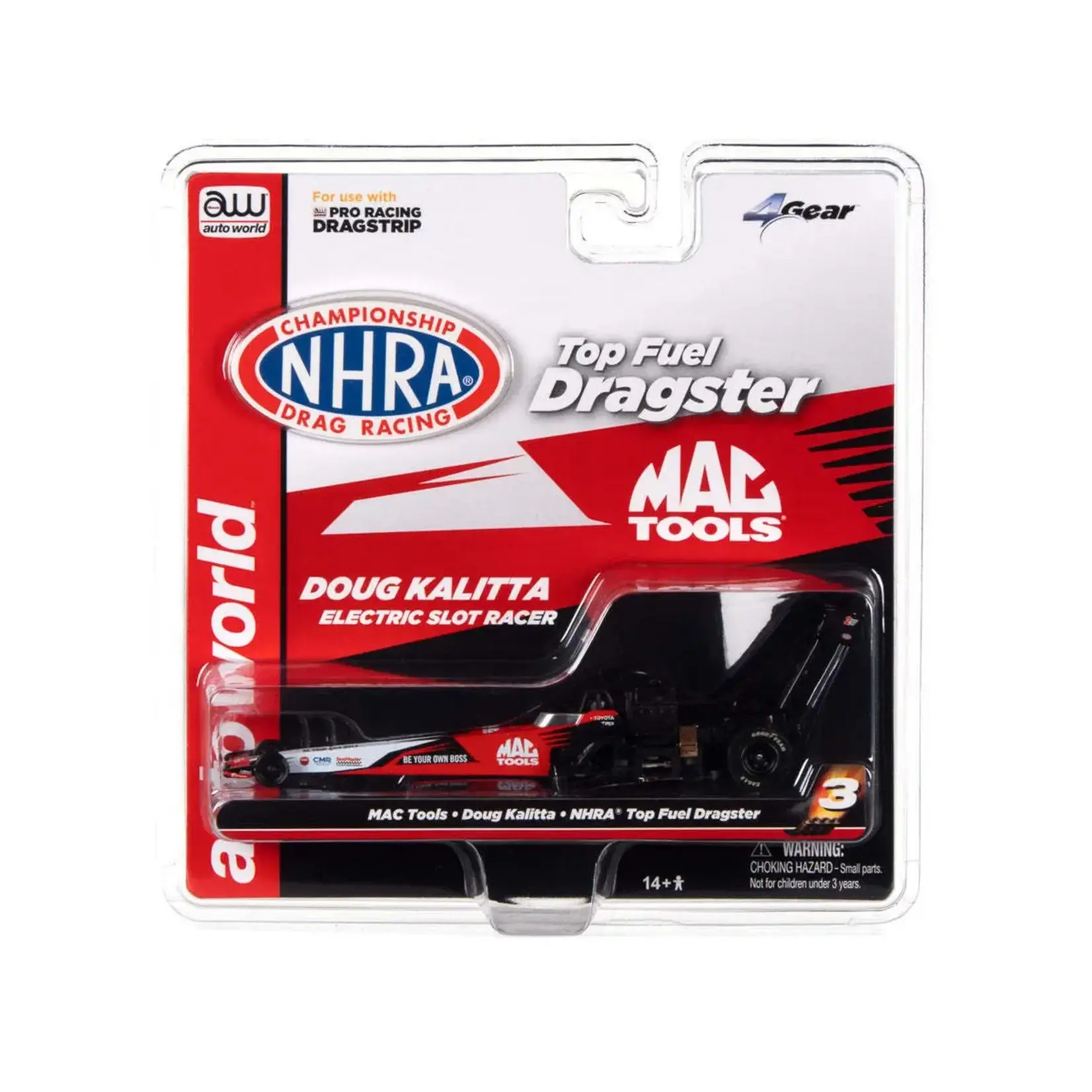 Auto World SC370-3 Auto World Doug Kalitta NHRA MAC Tools Top Fuel Dragster