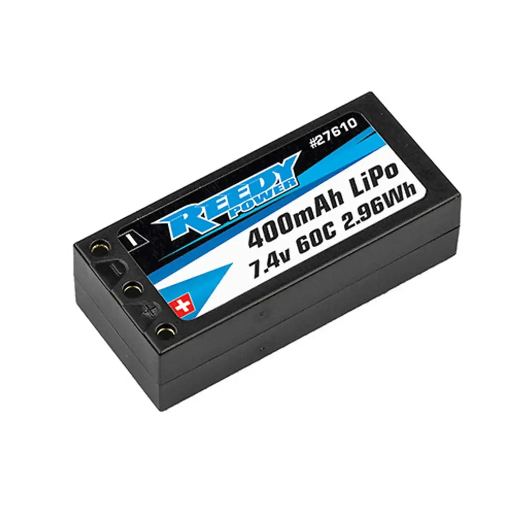 Reedy ASC27610 Reedy 2S 60C LiPo Battery (7.4V/400mAh) w/2mm Bullets