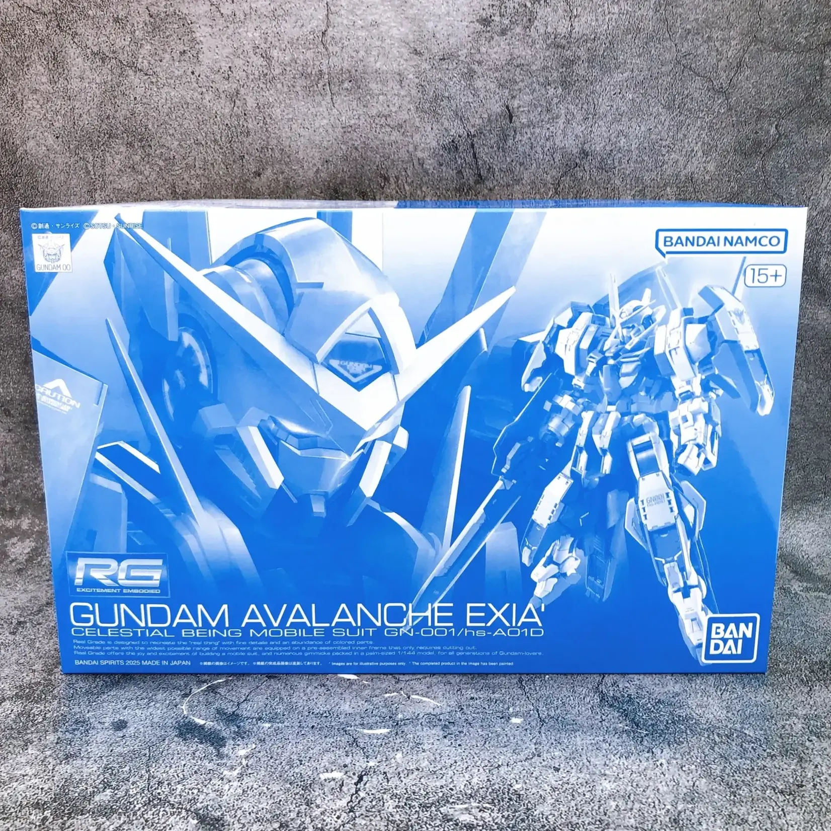 Bandai BANF2762134 Bandai RG 1/144 Gundam Avalanche Exia "Mobile Suit Gundam 00"