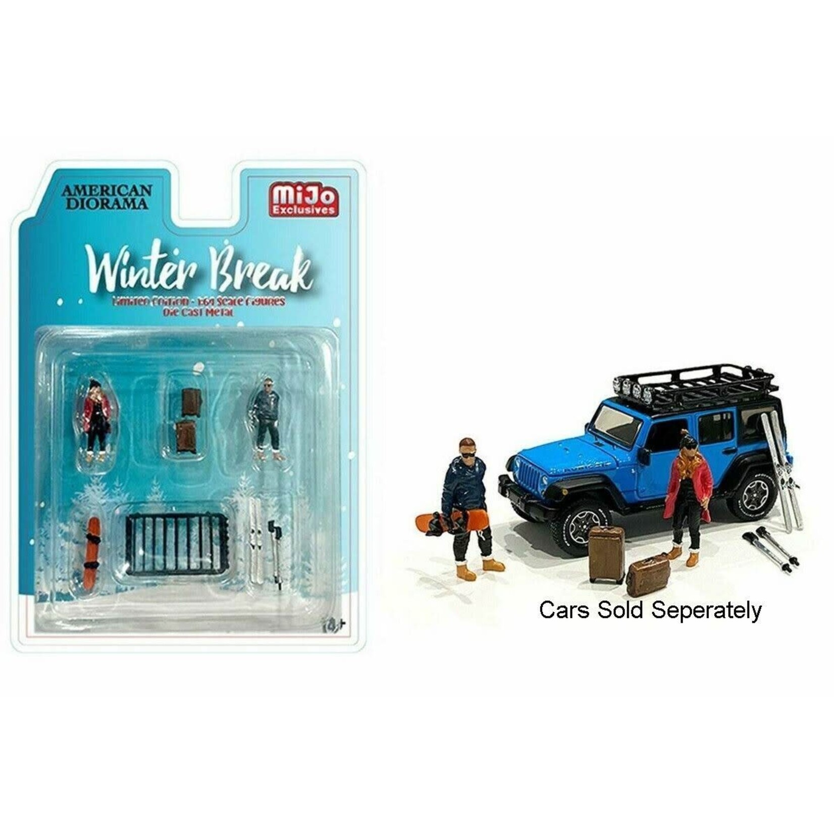 American Diorama AD-76462MJ American Diorama "Winter Break" 1:64 Figure Set - MiJo Exclusive