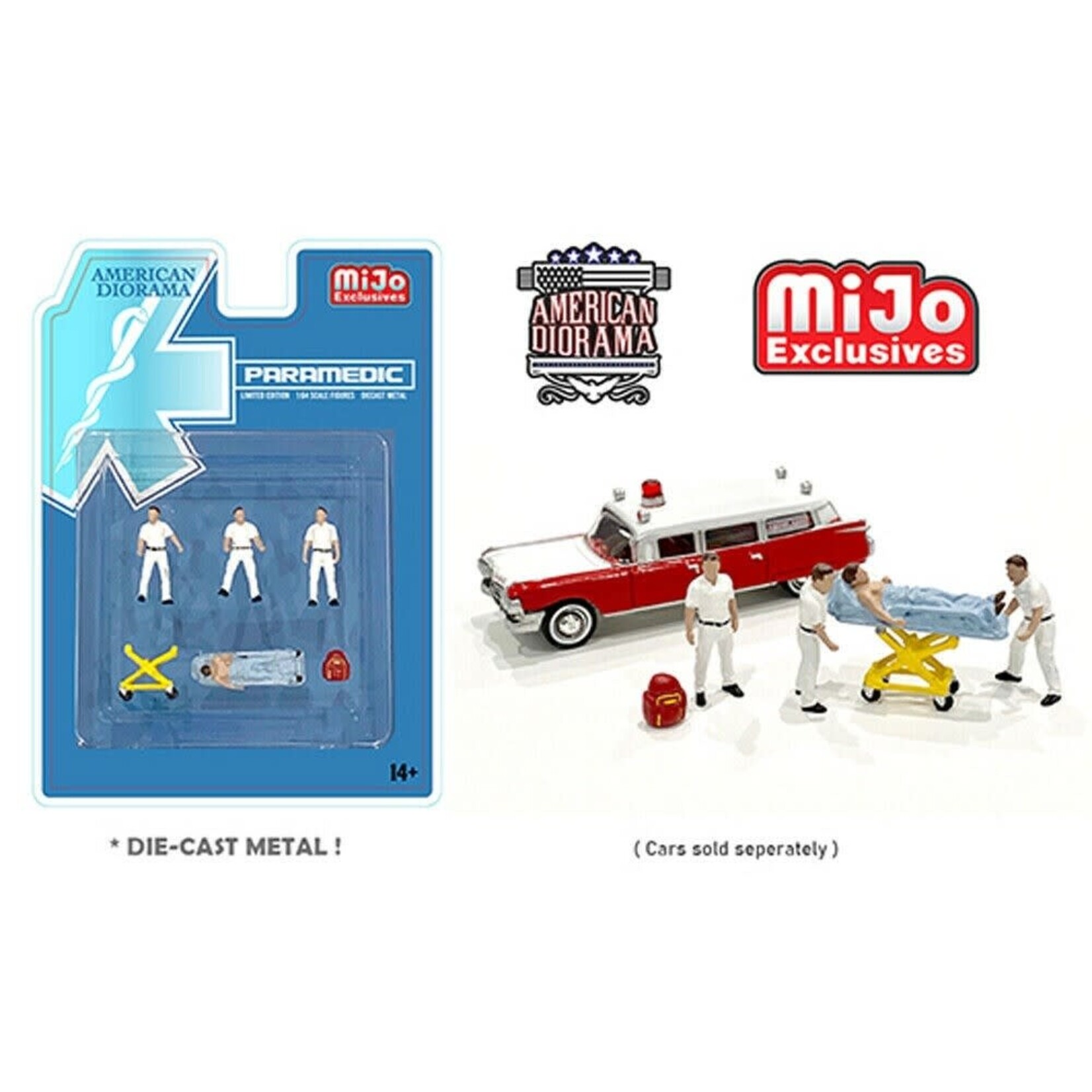American Diorama AD-76467MJ American Diorama "Paramedic" 1:64 Figure Set - MiJo Exclusive