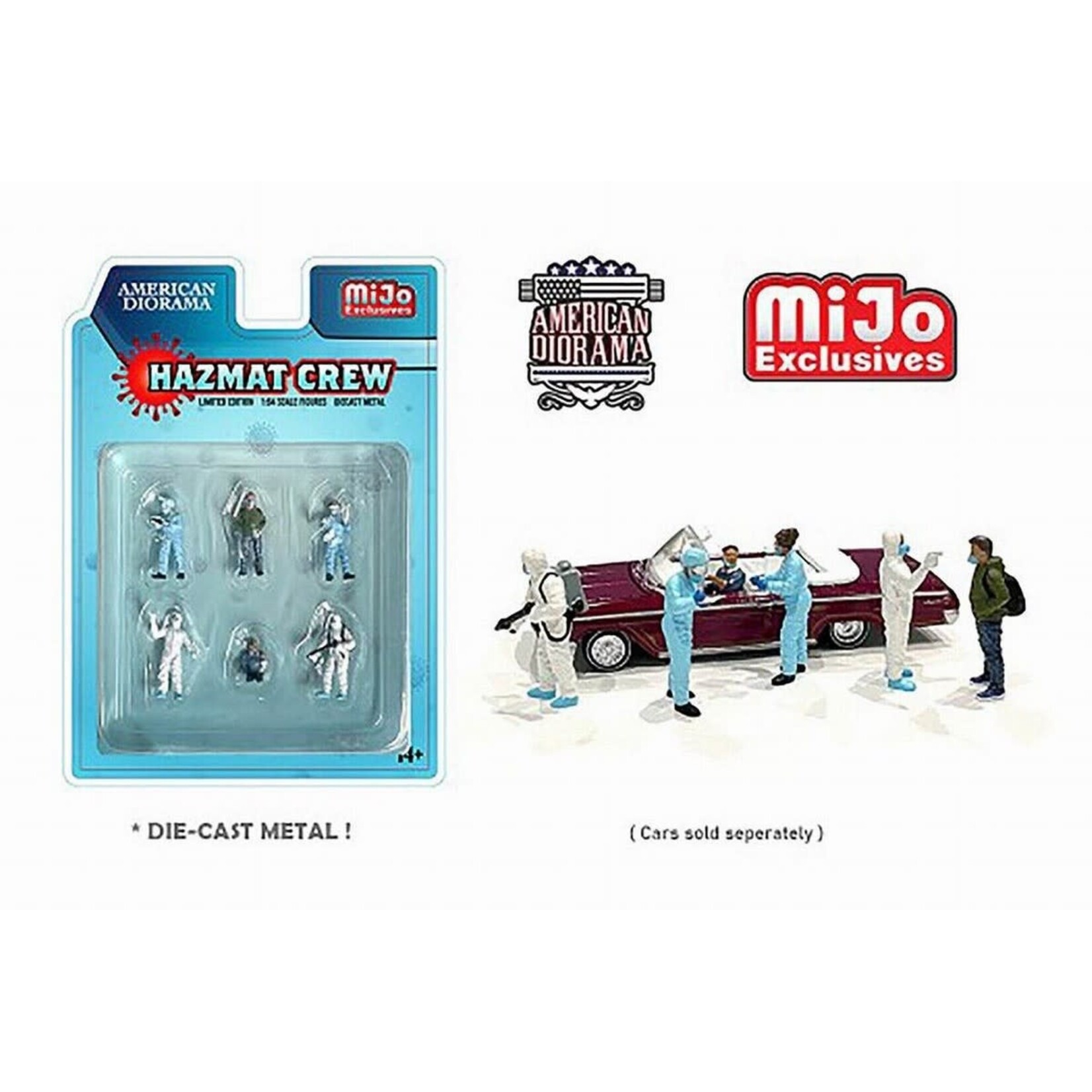American Diorama AD-76466MJ American Diorama "Hazmat Crew" 1:64 Figure Set - MiJo Exclusive