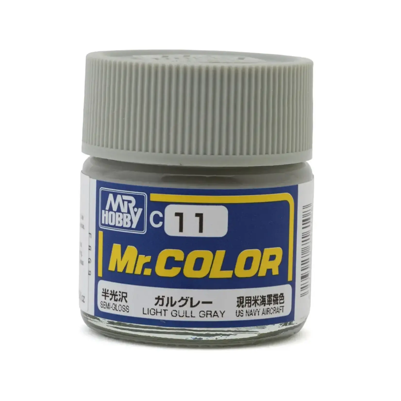 GUZC011 GSI Creos Mr. Hobby C11 Semi-Gloss Light Gull Gray (10ml)