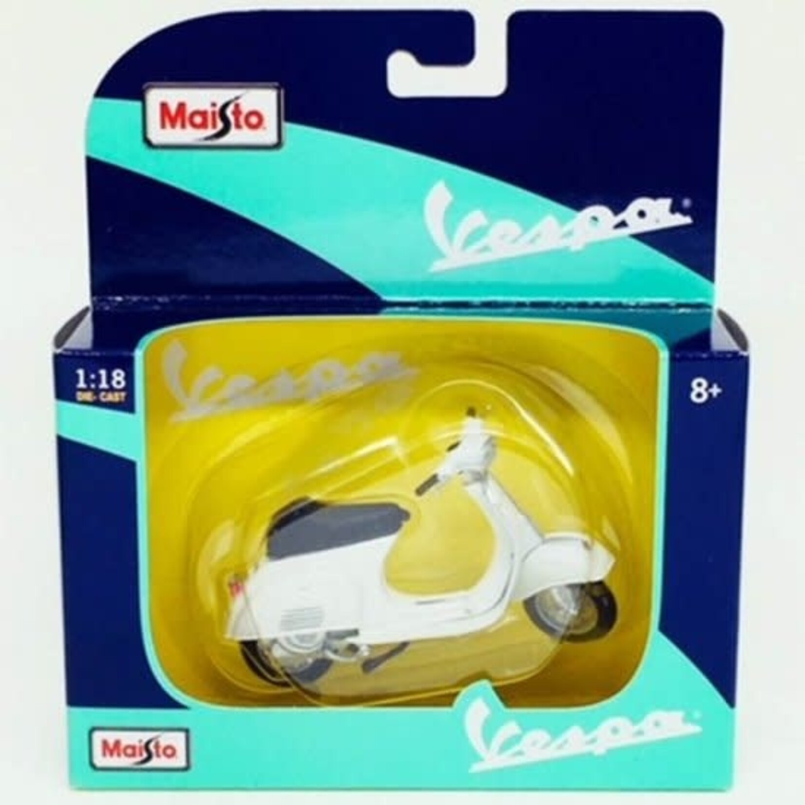 Maisto Maisto 31540 Vespa Scooter Especial 1969 Branco, White 1/18 scale Die-cast