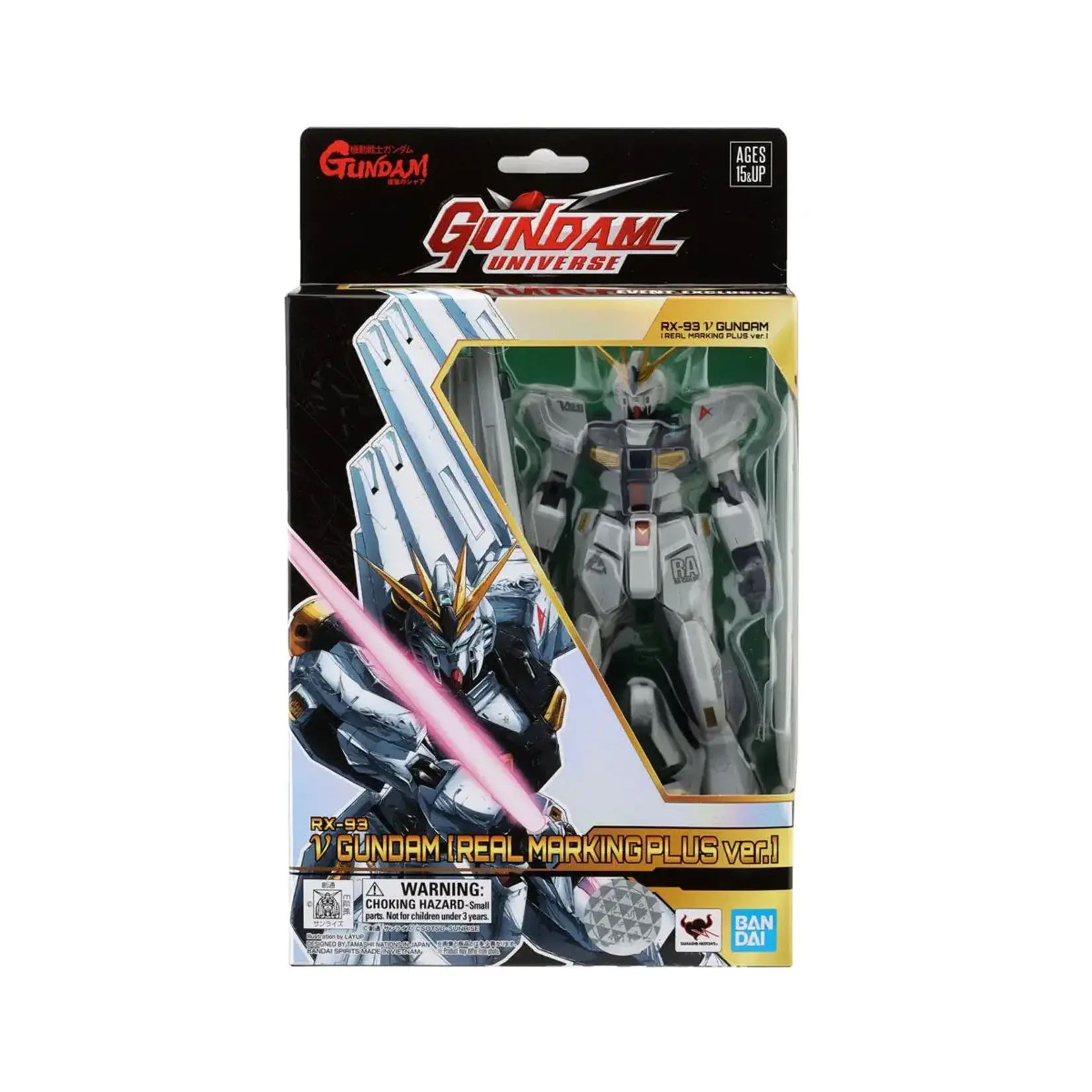 Bandai BAS63484 Bandai Gundam Universe RX-93 Nu Gundam (Real Marking Plus Ver.) "Char's Counter Attack"