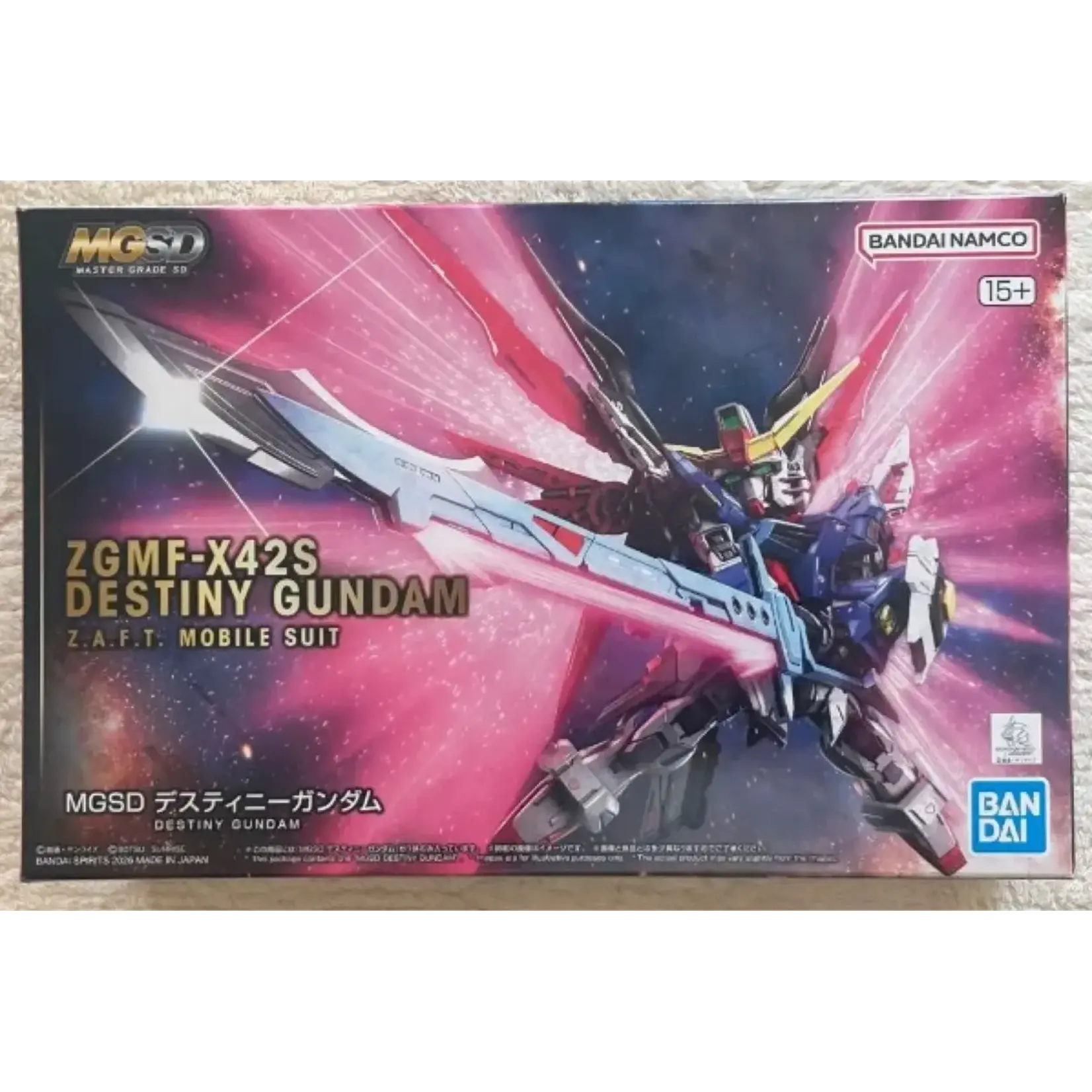 Bandai BAN2805083 Bandai MGSD Destiny Gundam "Mobile Suit Gundam SEED Destiny" Master Grade SD
