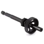 JConcepts JCO2871-2 JConcepts Tire Break-In Drill Adaptor Kit (Black) (12mm/17mm)