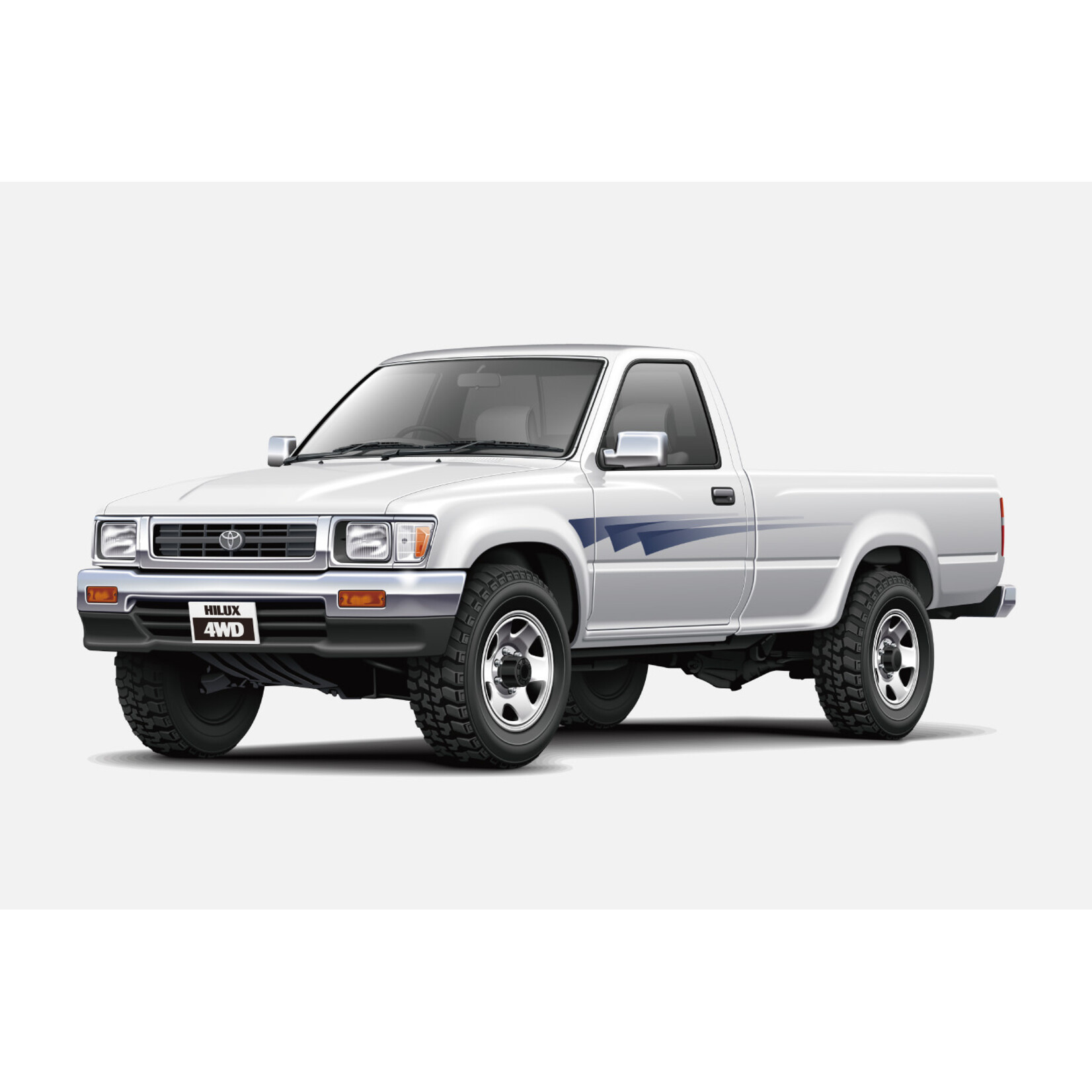 Aoshima AOS-06949 Aoshima 1/24 Tuned Car #93 LN106 Hilux Longbed Street Custom '94（Toyota）