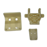 Fan RC FR-0019 FanRC Parts Rear Bumper, Bulkhead , Gearbox Brace Fits RC10GT