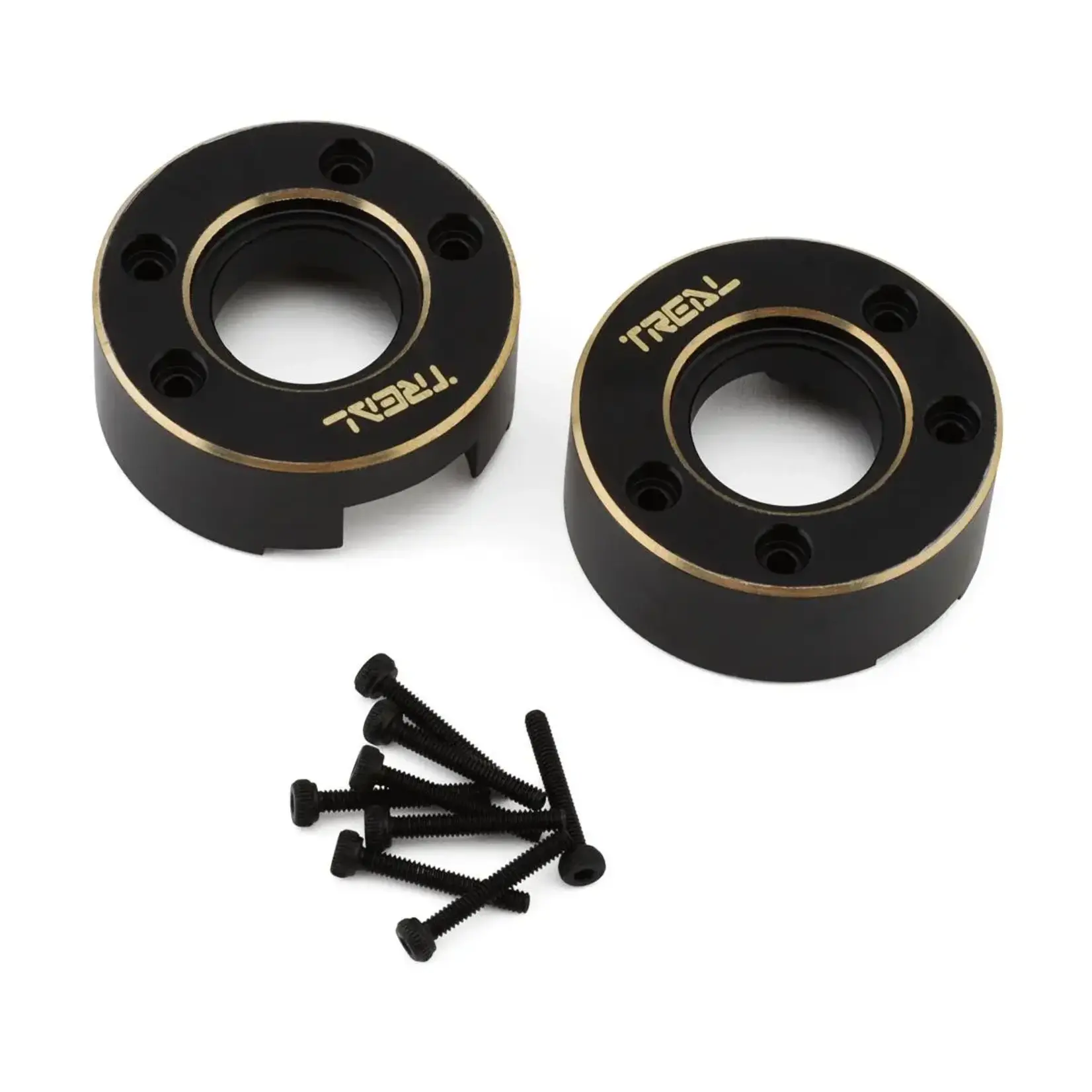 Treal Hobby TLHTGEN8-11 Treal Redcat Gen8 Brass Rear Counterweight (Black) (2) (31g)