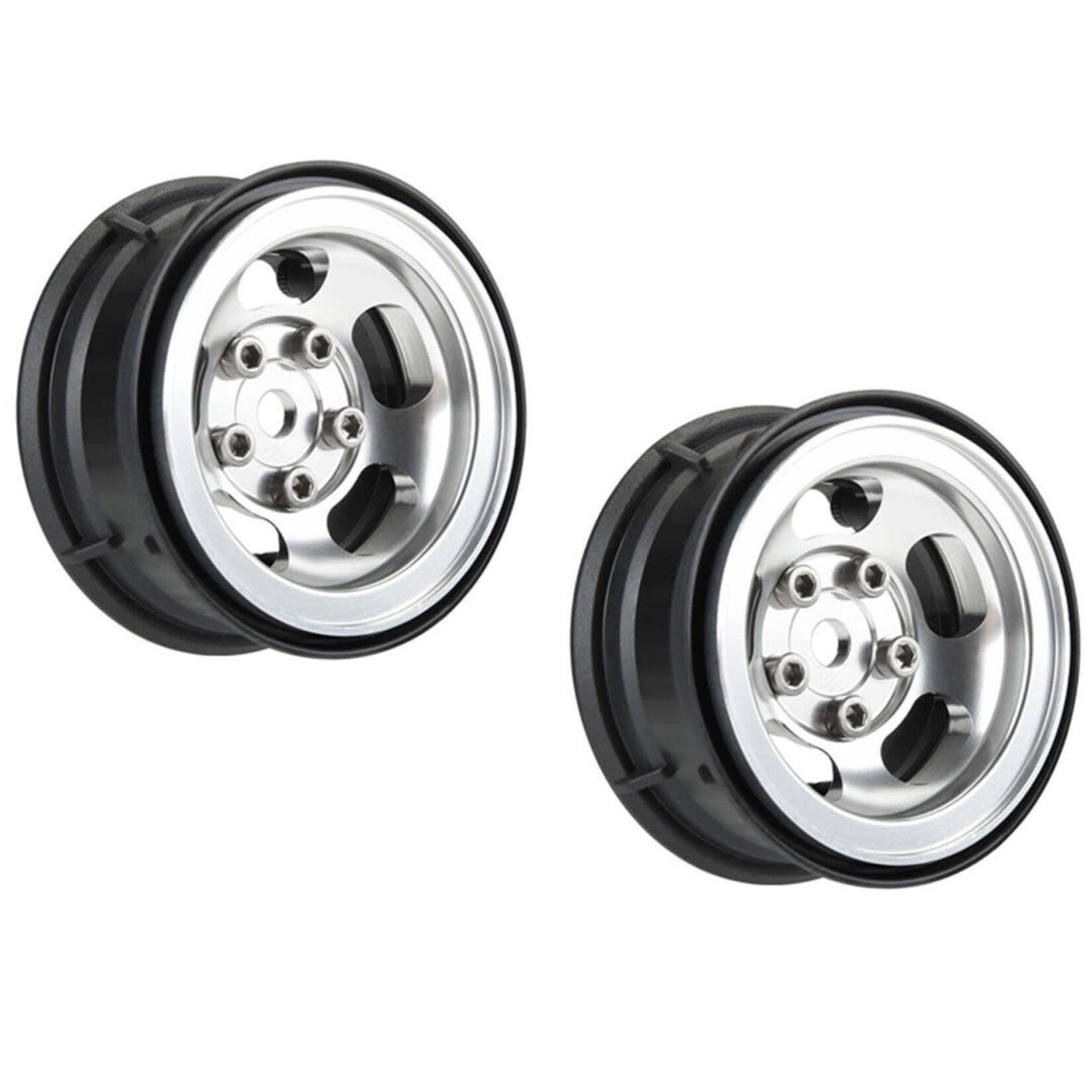 Pro-line Racing PRO279800 Pro-Line Slot Mag 1.55" Aluminum Composite Internal Bead-Loc Wheels (2) w/12mm Hex