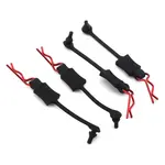 Hot Racing HRABWP39T02 Hot Racing 1/10 Body Clip Retainers (Red) (4)