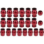 Hot Racing HRAATF160B02 Hot Racing Arrma 4x4 Aluminum Pivot Ball Set (Red)