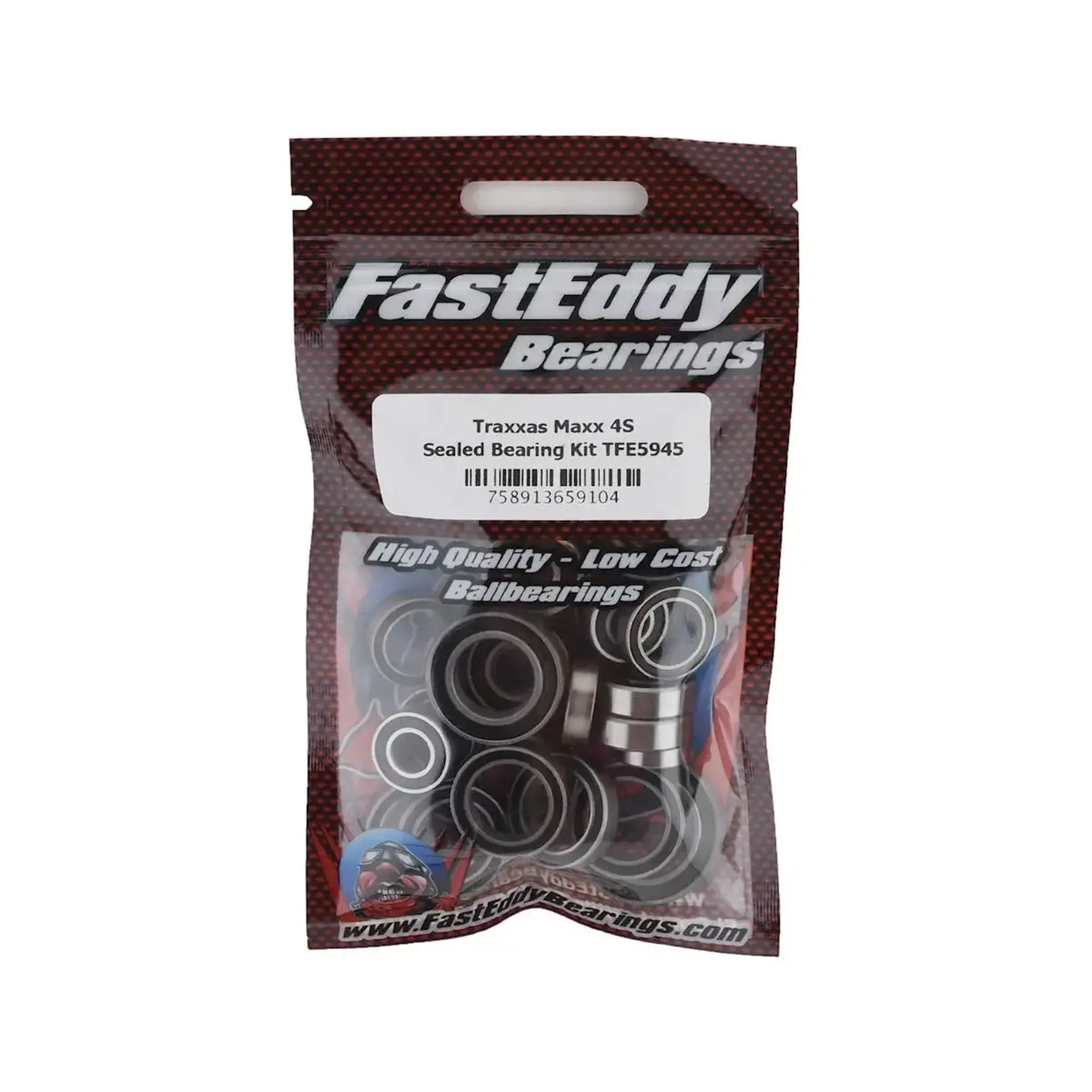 Fast Eddy TFE5945 FastEddy Bearing Kit for Traxxas Maxx 4S