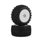 JConcepts JCO3100-1221 JConcepts Mini-B/Mini-T Scorpios Pre-Mounted Rear Tires (White) (2) (Green)
