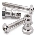 1UP 1UP70037 1UP Racing Pro Duty Titanium Upper Shock Mounts 22mm Screw + 10mm Standoff