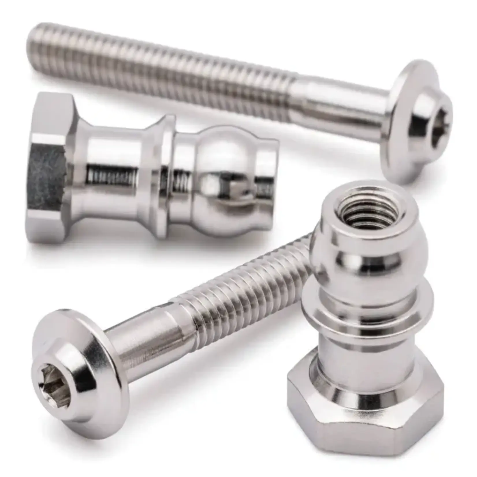 1UP 1UP70037 1UP Racing Pro Duty Titanium Upper Shock Mounts 22mm Screw + 10mm Standoff