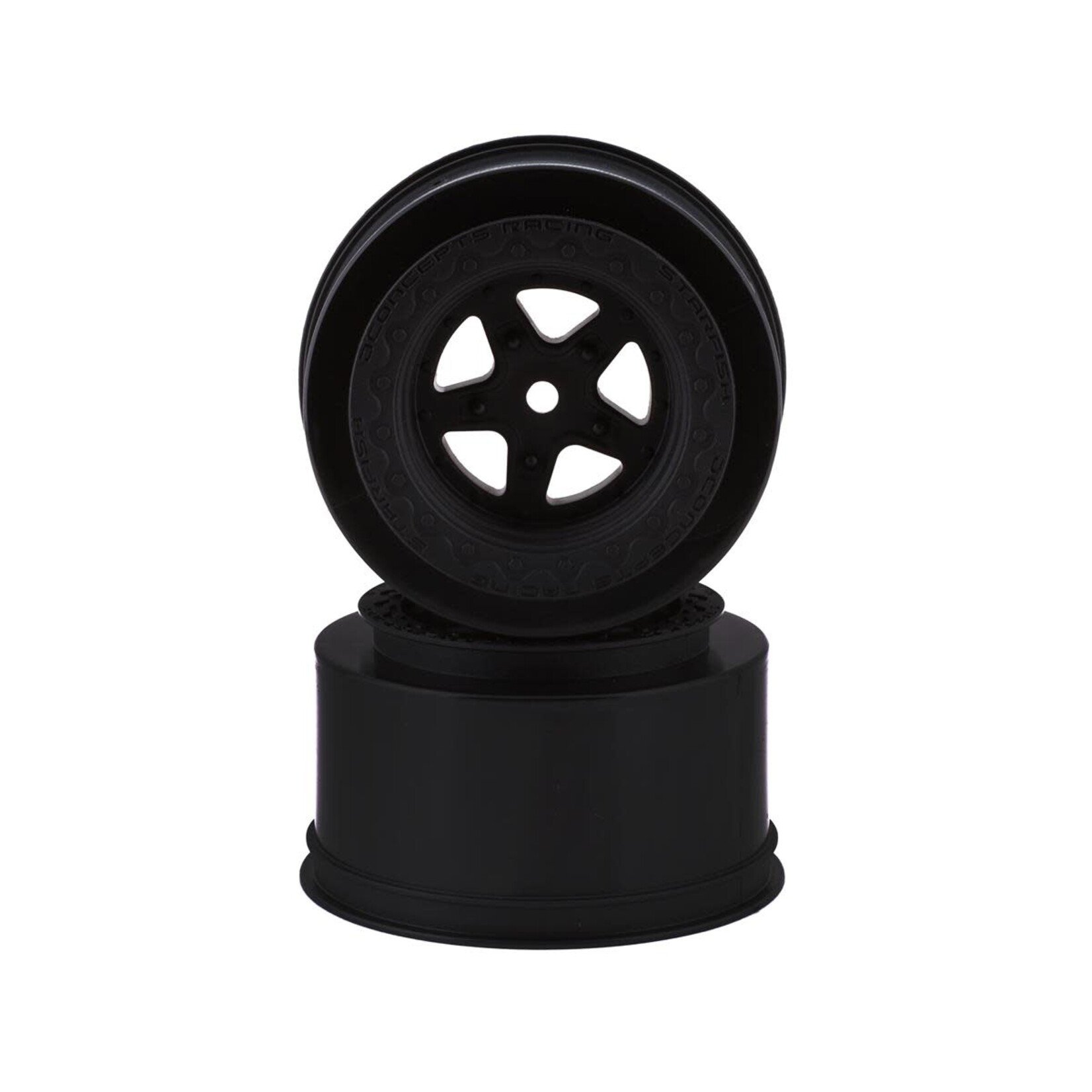 JConcepts JCO3408B JConcepts Starfish Mambo Street Eliminator Rear Drag Racing Wheels (Black) (2) w/12mm Hex