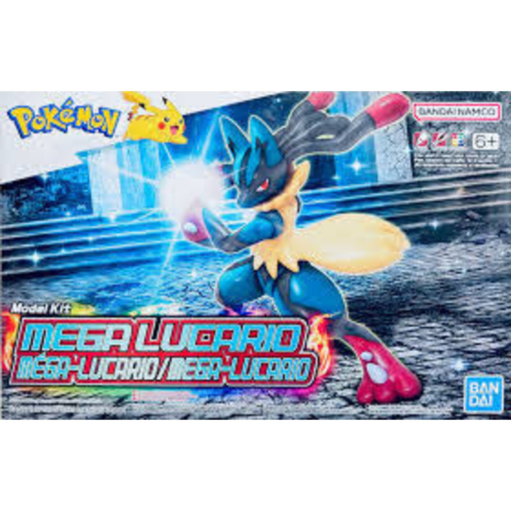 Bandai BAN2780773 BandaI Mega Lucario "Pokemon" Model Kit