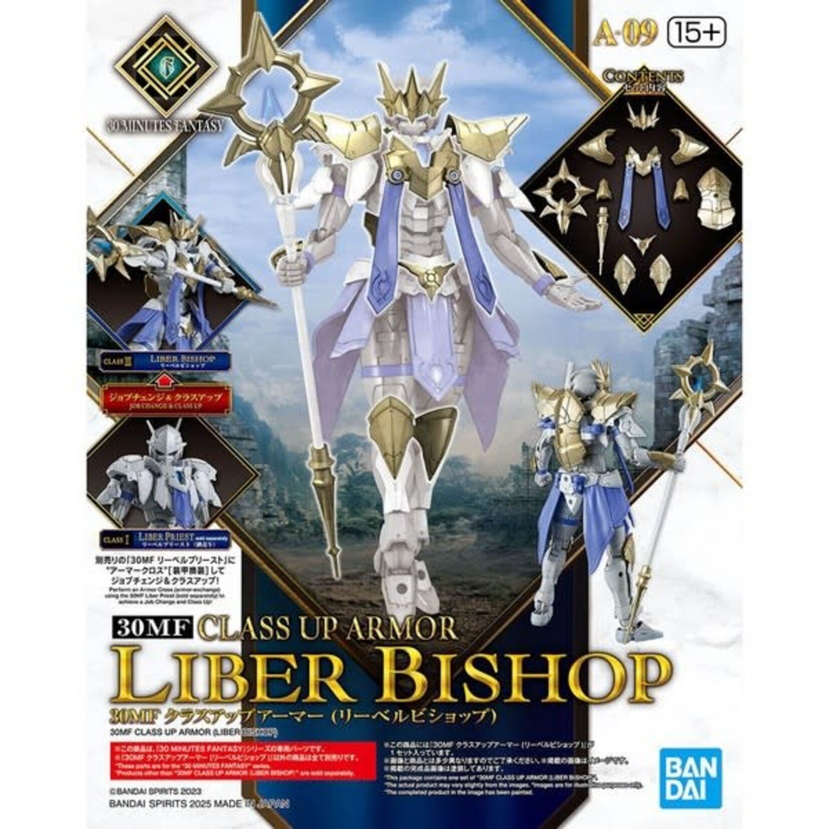 Bandai BAN2745400 Bandai #9 Class Up Armor (Liber Bishop) "30 Minute Fantasy"