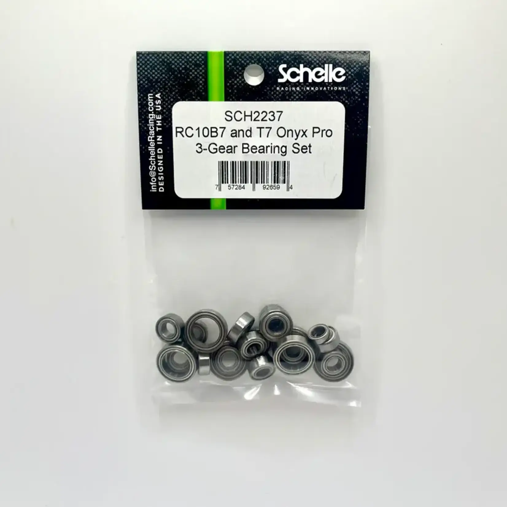 Schelle SCH2237 Schelle Racing RC10B7.1 & T7 Onyx Pro 3-Gear Bearing Set