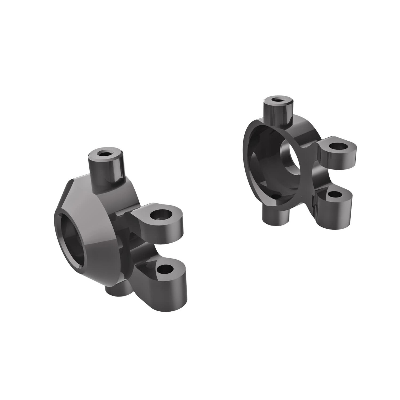 Traxxas TRA9737-GRAY Traxxas TRX-4M Aluminum Steering Blocks (Grey) (2)