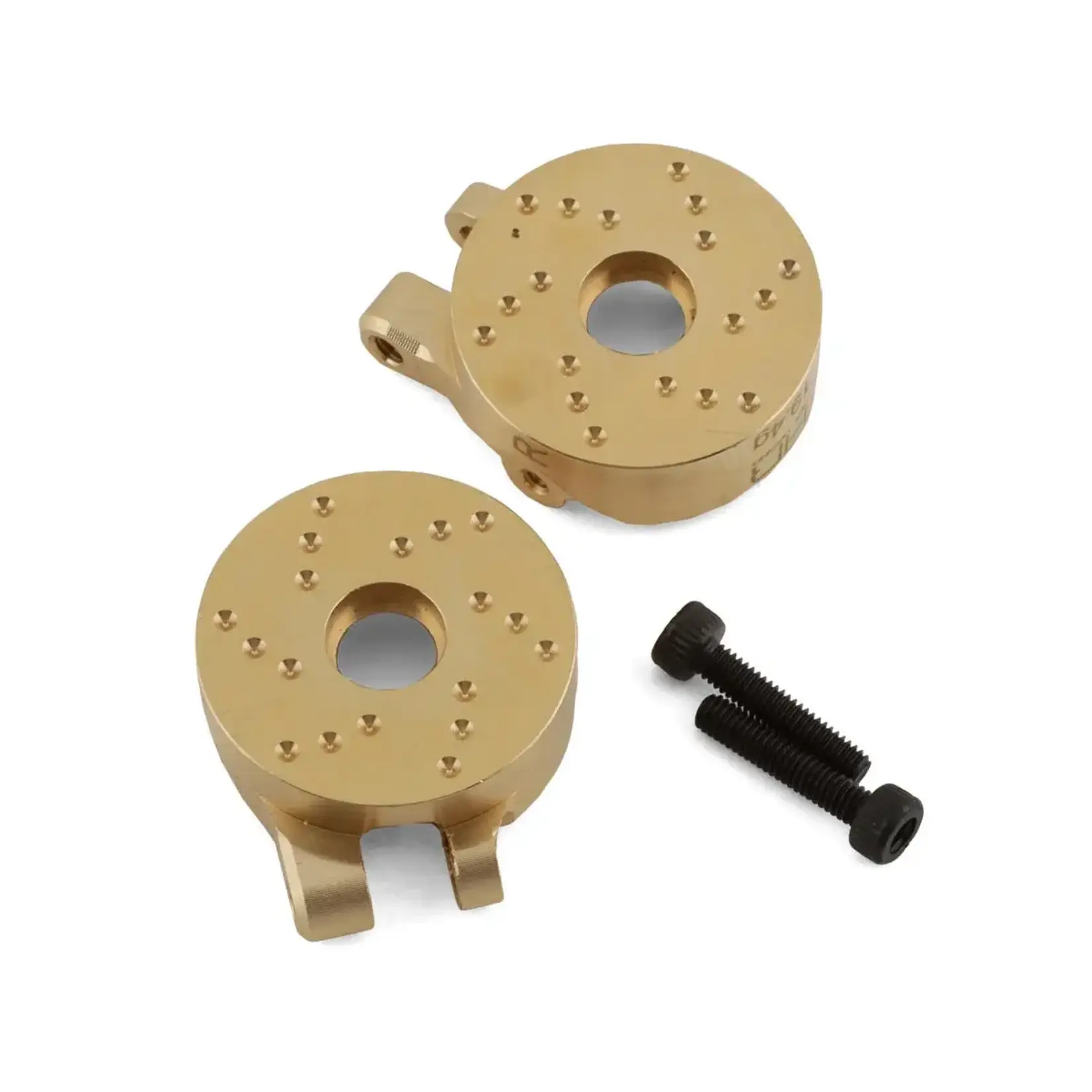 Hot Racing HRATRXM21H Hot Racing Brass Steering Knuckle for Traxxas TRX-4M (2) (19.4g) (For Bearing Use)