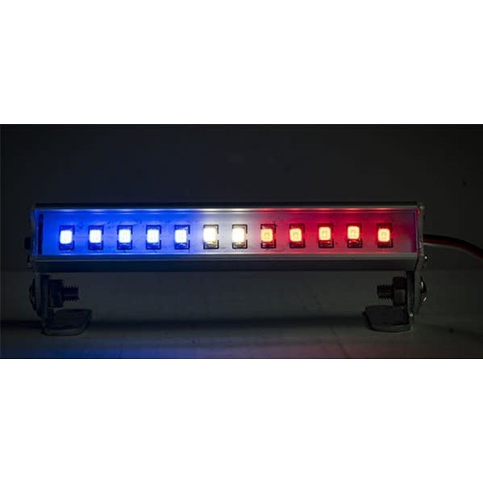 Lectron Pro LED-BAR-3P Common Sense RC LED Light Bar - 3.6" - Police Lights (Red, White, and Blue)