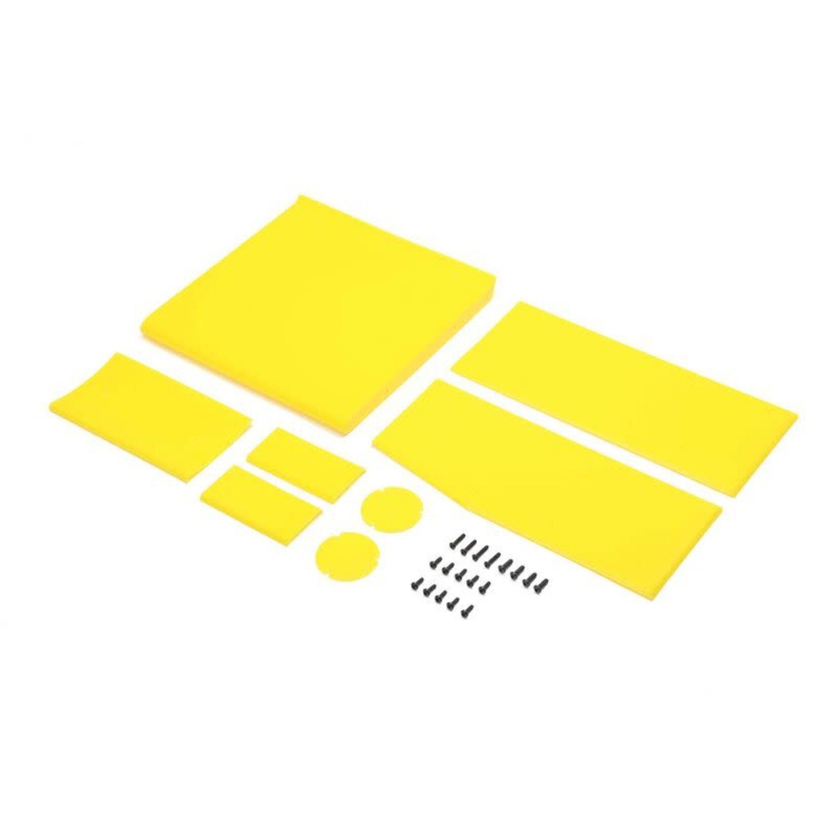 Losi LOS-2855 Team Losi Wing Panel Set, Yellow: 22S Sprint
