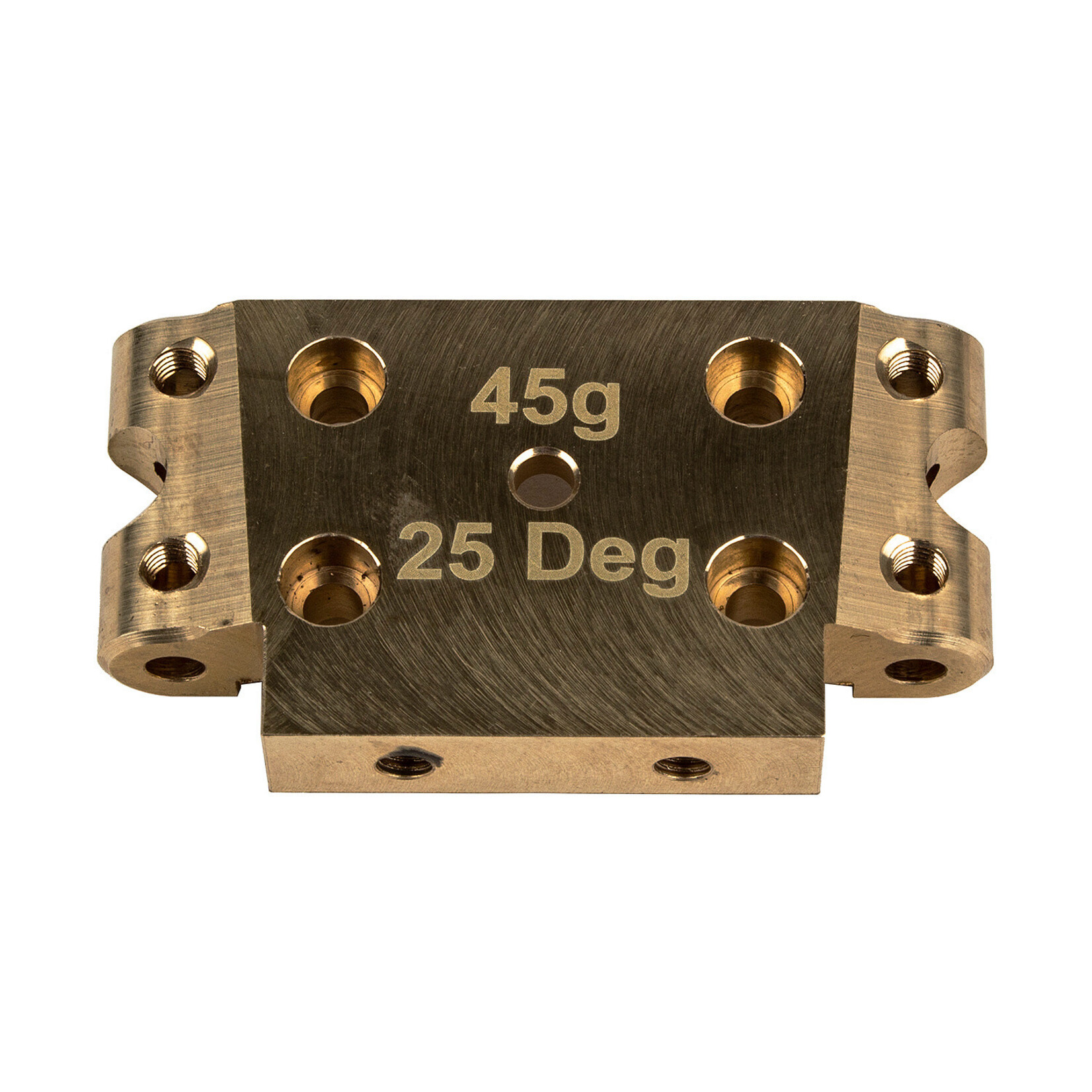 Team Associated ASC72007 Team Associated DR10/SR10 Factory Team Brass Front Bulkhead (25°)